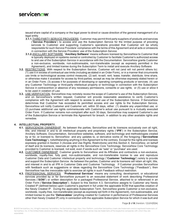 Ordering agreement - Page 2