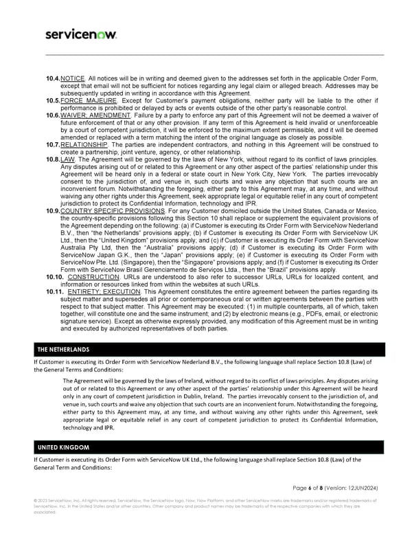 Ordering agreement - Page 6