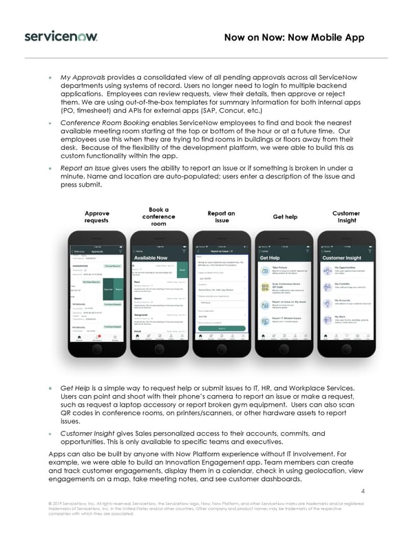 Now Mobile App - Page 4