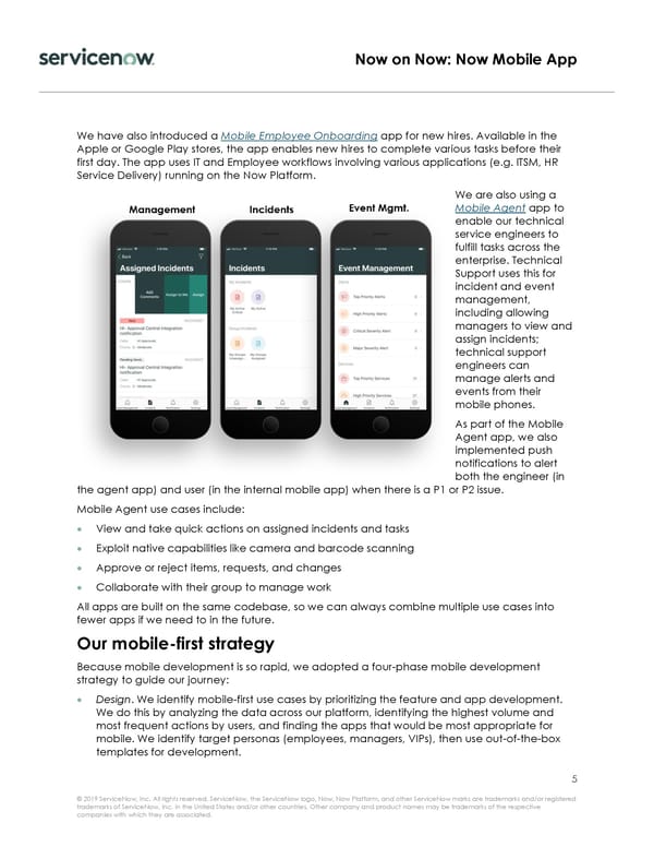 Now Mobile App - Page 5