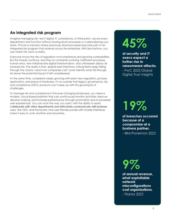 Integrated Risk and Compliance - Page 3