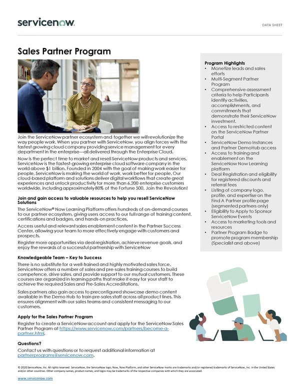 Sales Partner Program - Page 1