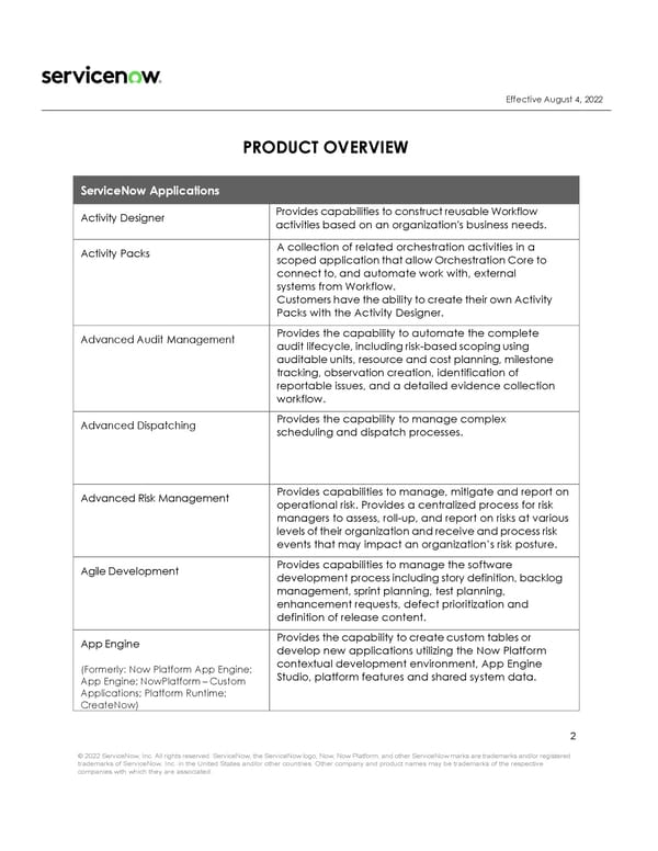 Product Overview  - Page 1