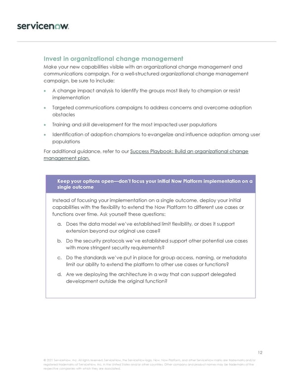 Implementation Journey - Page 12