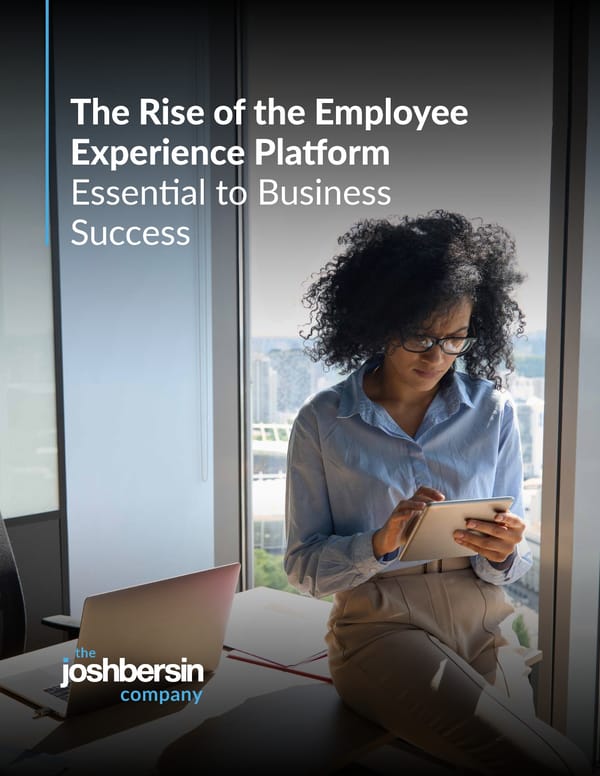 The Rise of the Employee Experience Platform: Essential to Business Success - Page 1